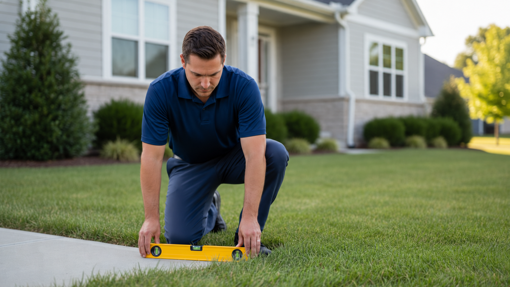 Leveling the Sidewalk Edge