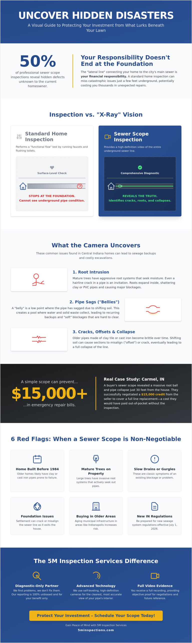 Sewer Scoping: The Case for Protecting Your Central Indiana Investment