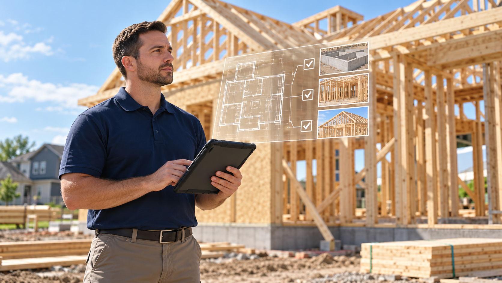 Blueprint Overlay Home Inspection