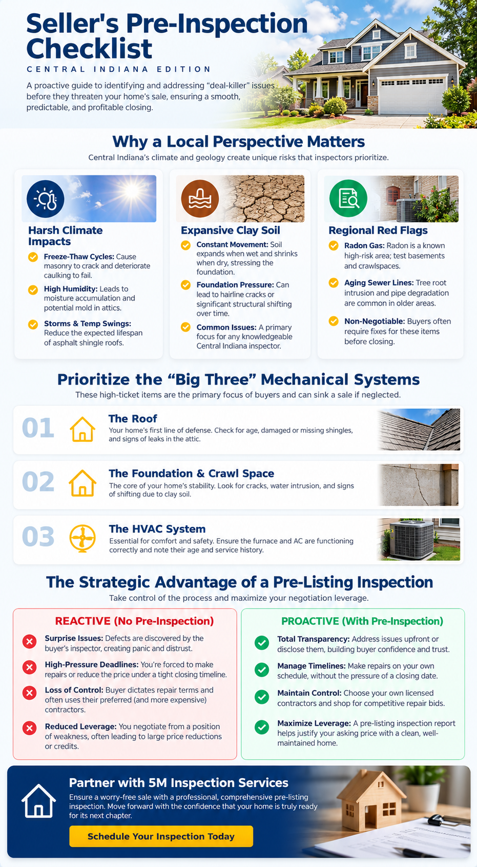 Seller’s Central Indiana Pre-Inspection Checklist