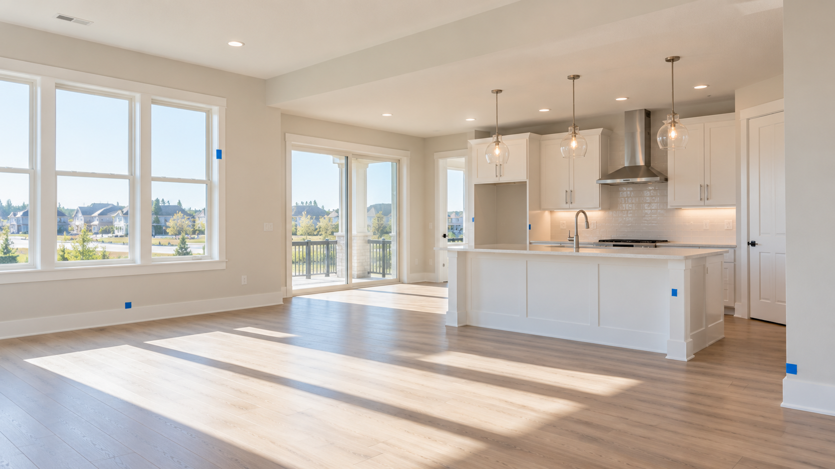 Sunlit Modern Open-Concept Interior