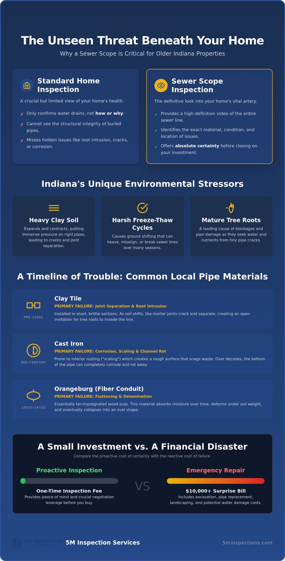 Do I Need a Sewer Scope Inspection for an Older Home in Central Indiana?